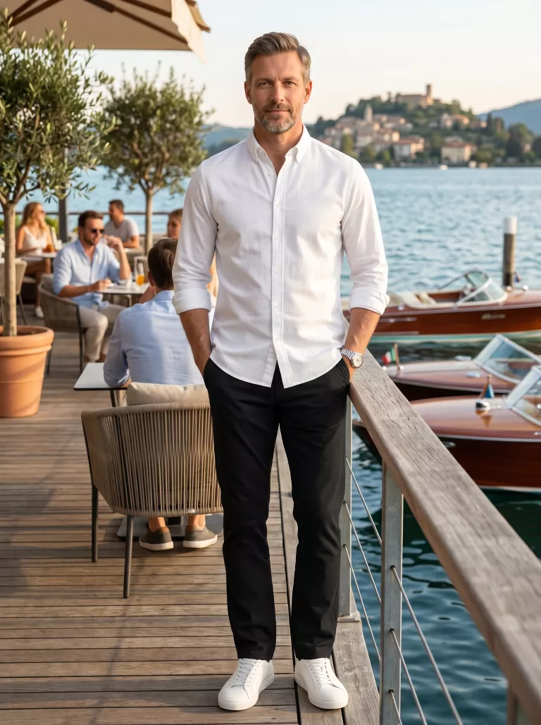 Tailor Stash - Heren Chino - Zwart - Lengte 32